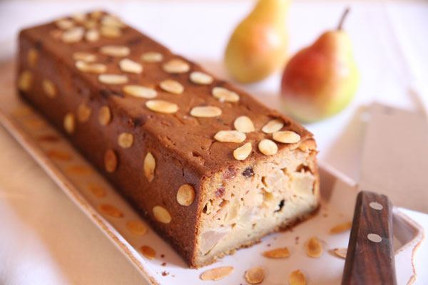Gâteau doux aux poires