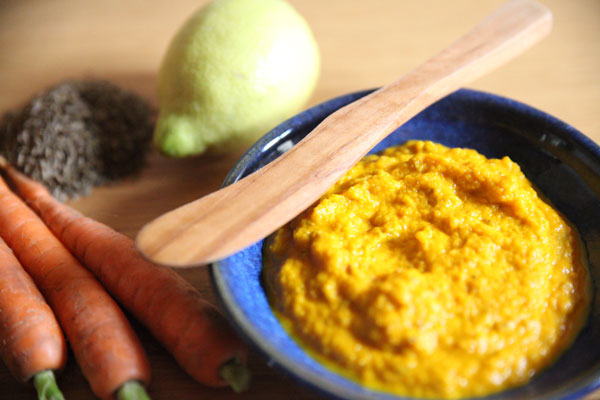 Tartinade de carottes au cumin