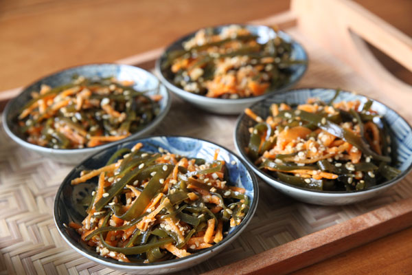 Salade d'algue kombu