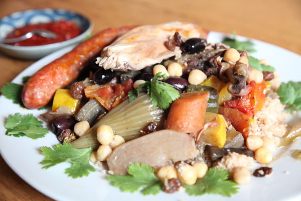 Couscous au fenouil et aux olives