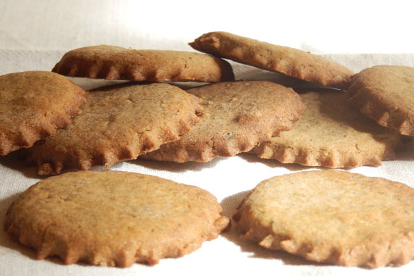 Sablés de sarrasin au thym