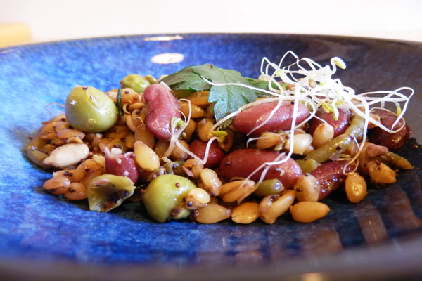 Salade d'épeautre et salicornes