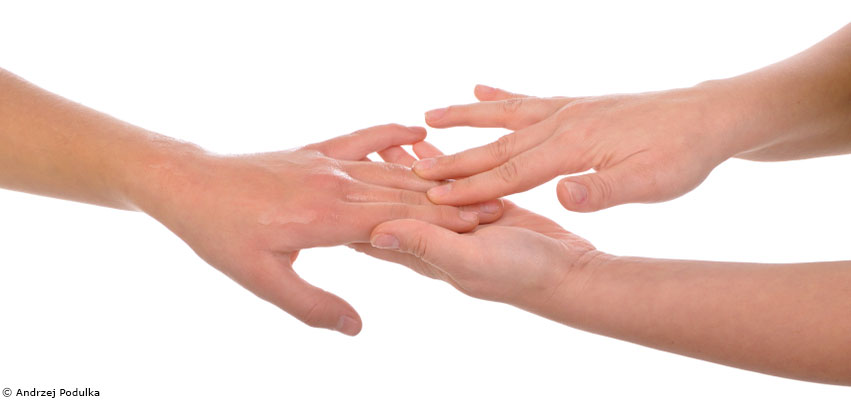 Shiatsu : pression des doigts