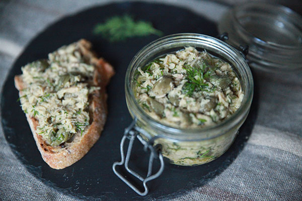 Rillettes de thon à l'aneth