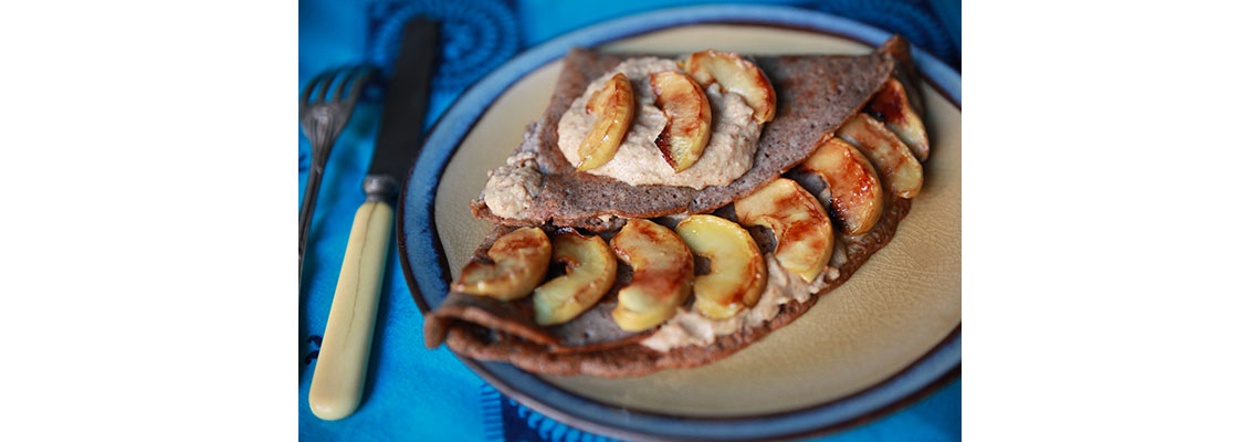 Galette à la frangipane et aux pommes