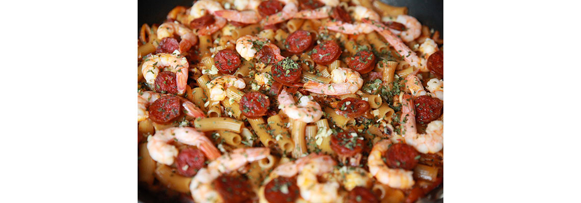 Fideua aux fruits de mer