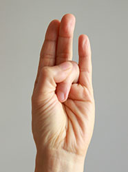 Surya mudra